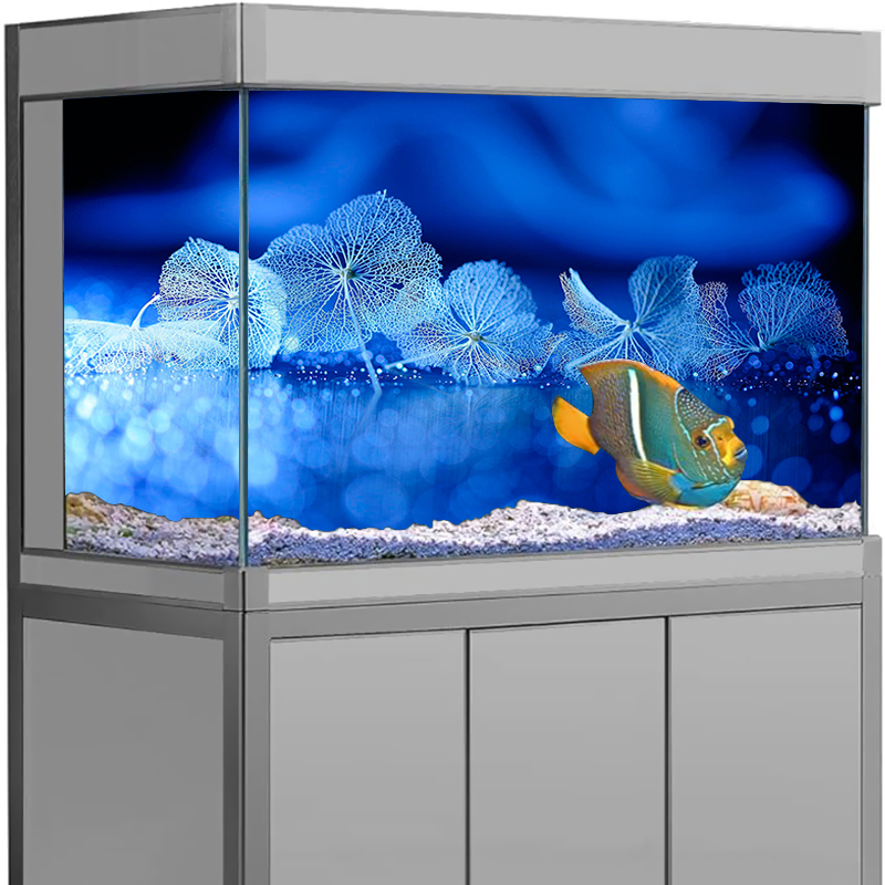 Aquarium Fish Poster - Fish Tank Decor Aquarium Background Sticker,