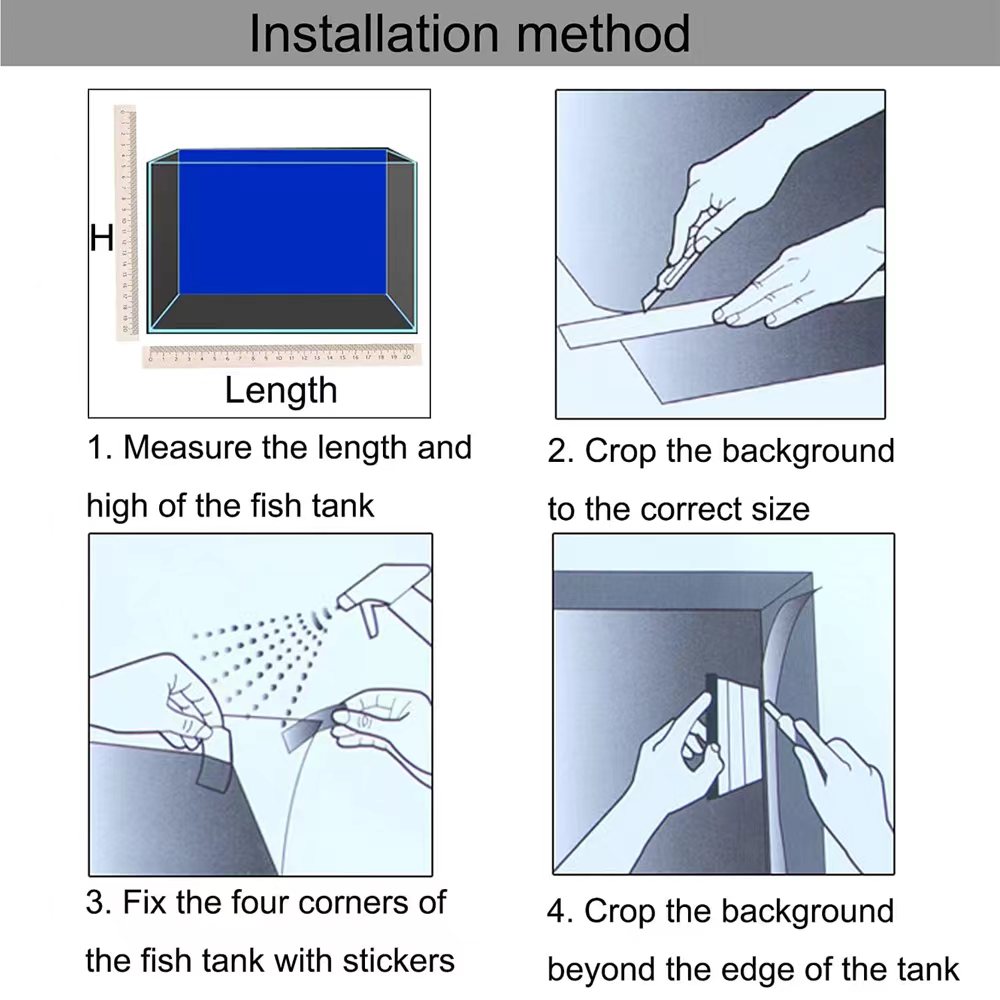 Nền Cho Bể Cá 3d Dán Poster Cá - đánh giá và giá Aquarium Fish Poster
