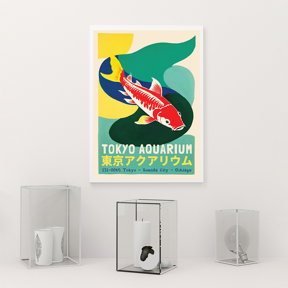 Modern Tokyo Aquarium Exhibiti - đánh giá và giá Aquarium Fish Poster