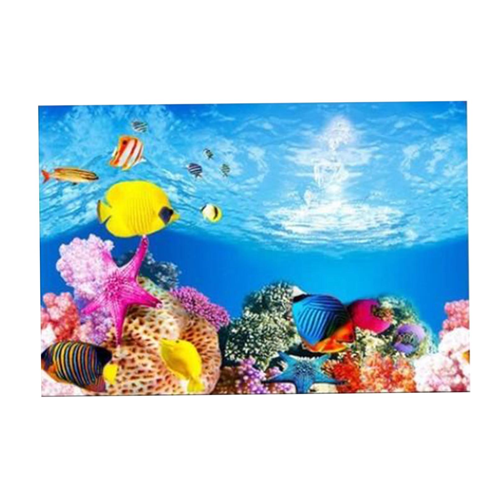 3D Effect Aquarium Background  - đánh giá và giá Aquarium Fish Poster