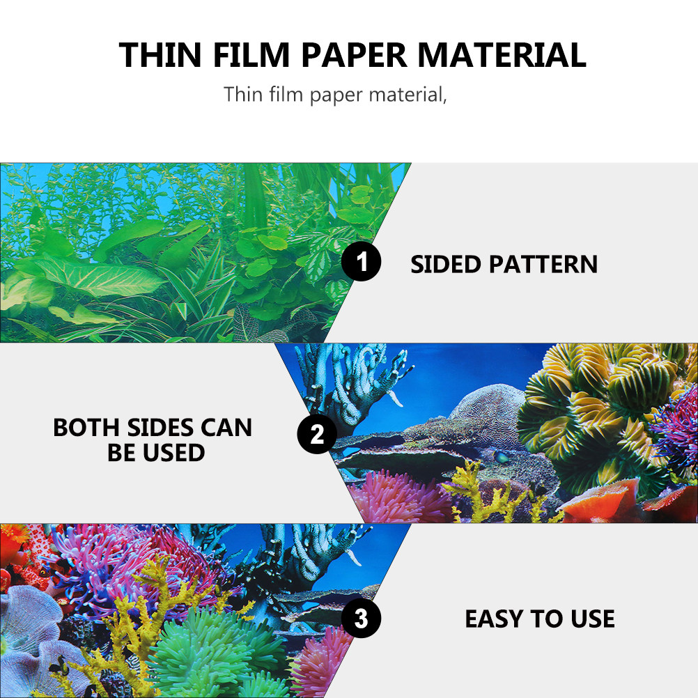 Fish Tank Background Paper Thi - đánh giá và giá Aquarium Fish Poster