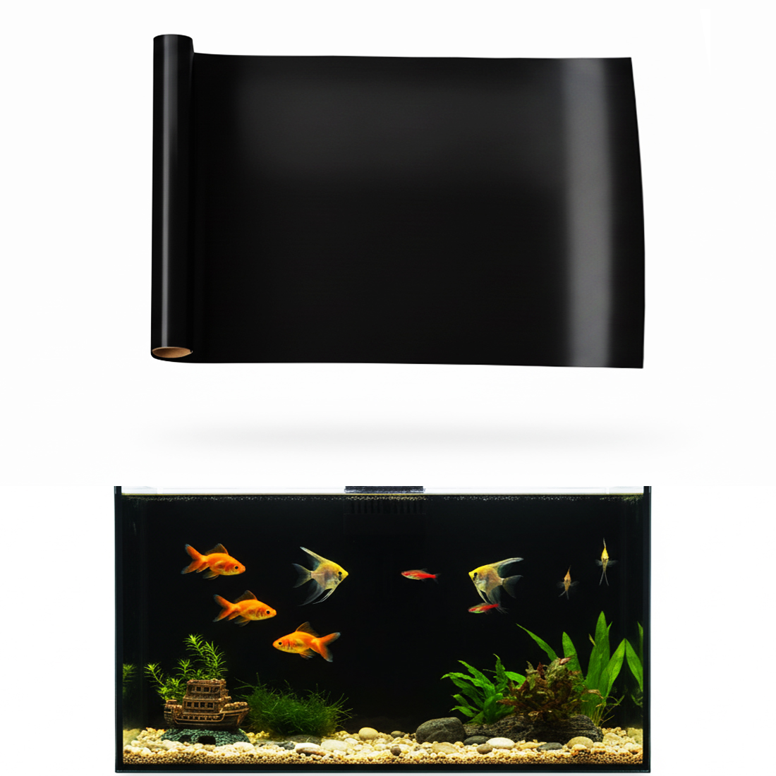 Aquarium Background Static Cli - đánh giá và giá Aquarium Fish Poster
