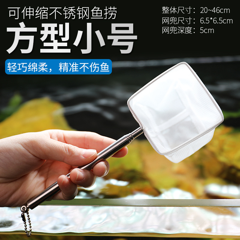Stainless Steel Retractable Aq - đánh giá và giá Aquarium Fish Net Small