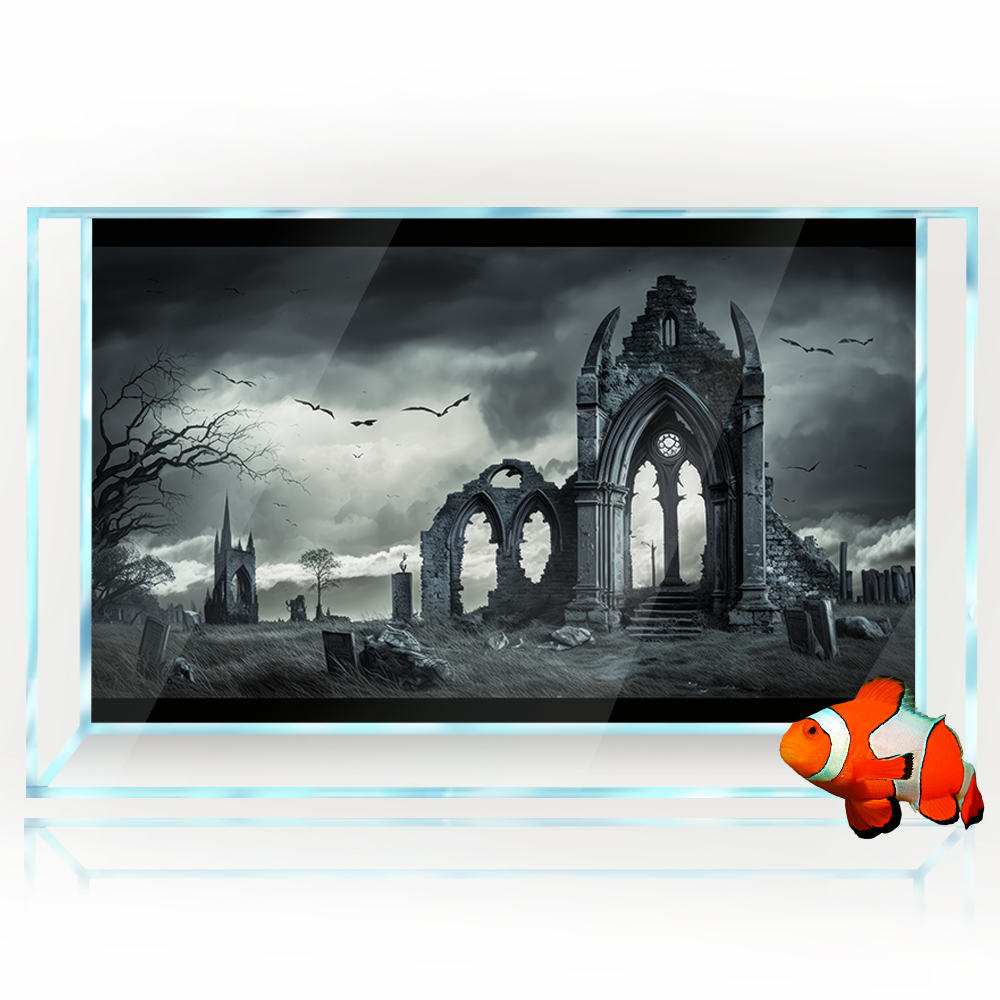 Aquarium Background Sticker De - đánh giá và giá Aquarium Fish Poster